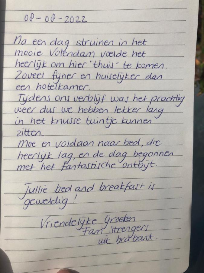 B&B Casandra Volendam Exterior photo